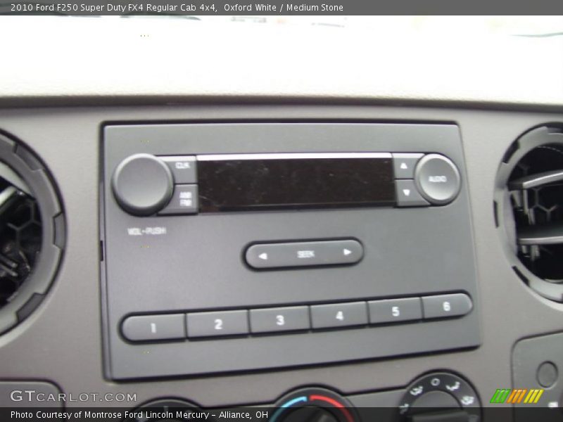 Oxford White / Medium Stone 2010 Ford F250 Super Duty FX4 Regular Cab 4x4
