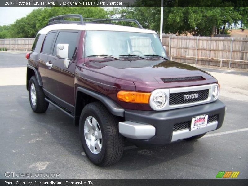 Black Cherry Pearl / Dark Charcoal 2007 Toyota FJ Cruiser 4WD