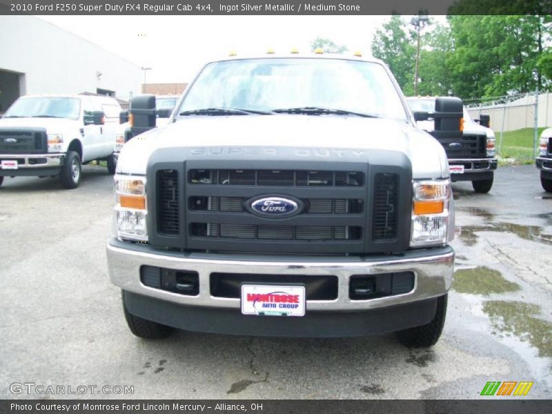 Ingot Silver Metallic / Medium Stone 2010 Ford F250 Super Duty FX4 Regular Cab 4x4