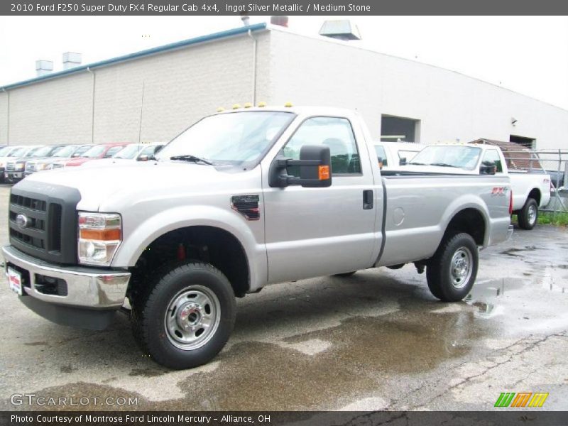 Ingot Silver Metallic / Medium Stone 2010 Ford F250 Super Duty FX4 Regular Cab 4x4