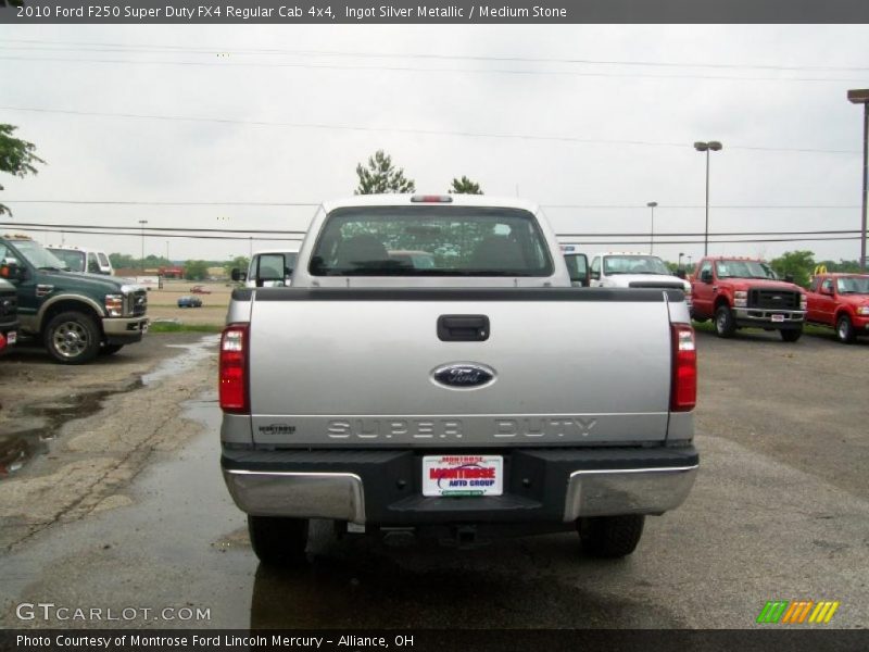 Ingot Silver Metallic / Medium Stone 2010 Ford F250 Super Duty FX4 Regular Cab 4x4