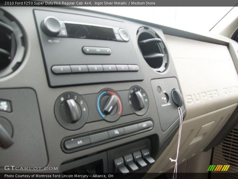 Ingot Silver Metallic / Medium Stone 2010 Ford F250 Super Duty FX4 Regular Cab 4x4