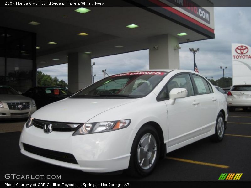 Taffeta White / Ivory 2007 Honda Civic Hybrid Sedan