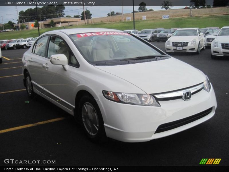 Taffeta White / Ivory 2007 Honda Civic Hybrid Sedan
