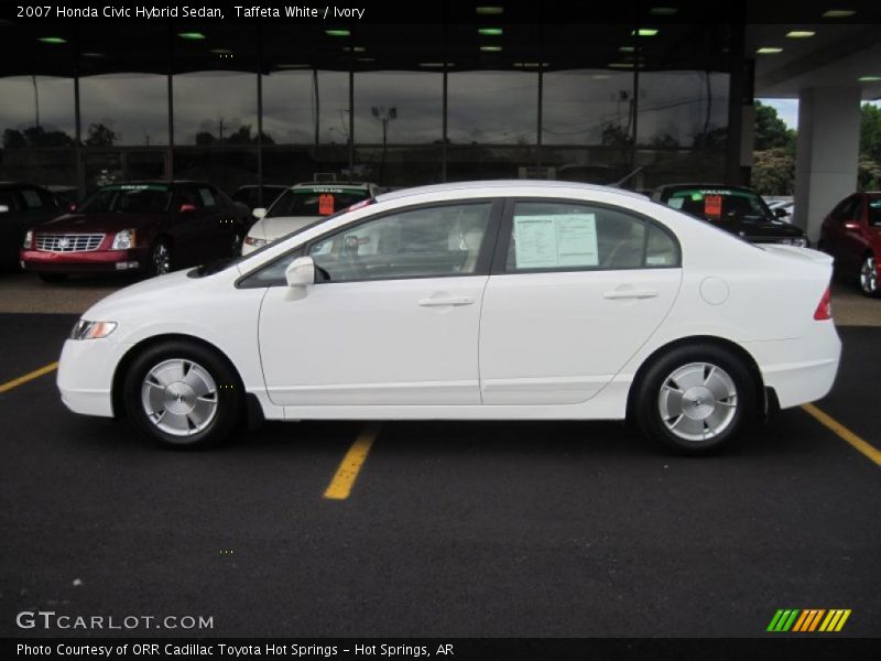 Taffeta White / Ivory 2007 Honda Civic Hybrid Sedan