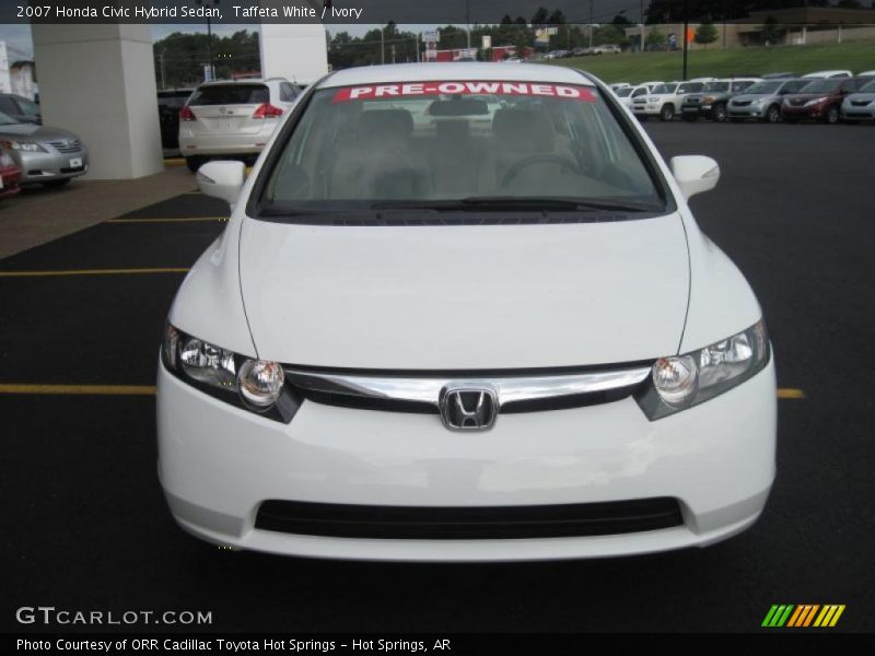 Taffeta White / Ivory 2007 Honda Civic Hybrid Sedan