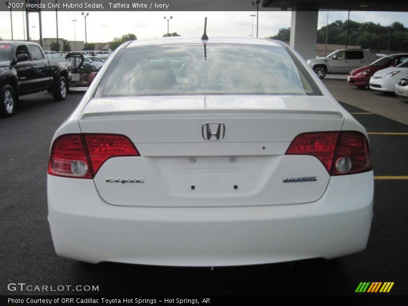 Taffeta White / Ivory 2007 Honda Civic Hybrid Sedan
