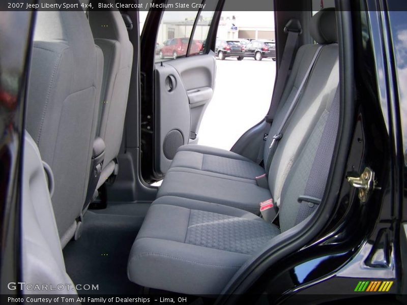 Black Clearcoat / Medium Slate Gray 2007 Jeep Liberty Sport 4x4