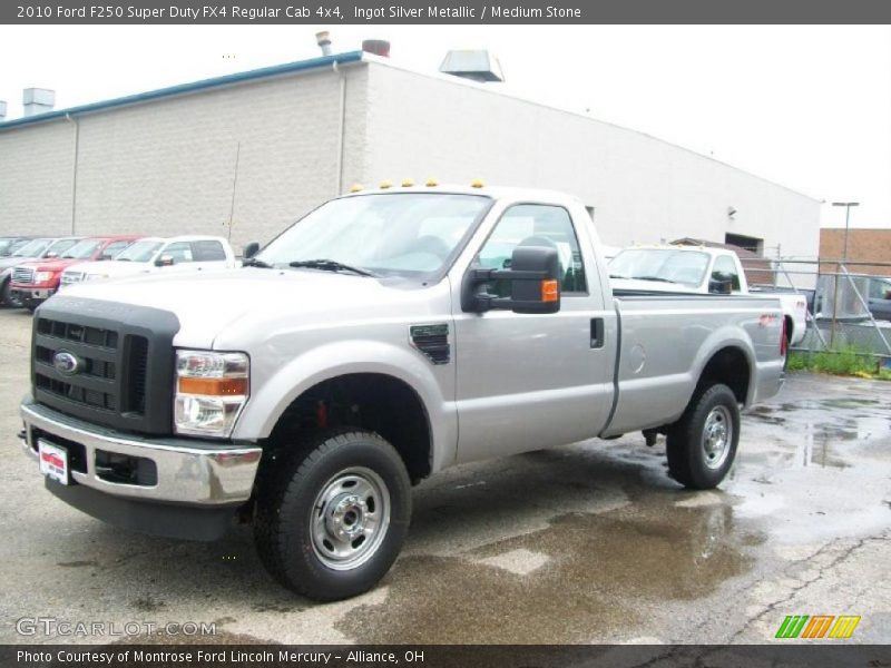 Ingot Silver Metallic / Medium Stone 2010 Ford F250 Super Duty FX4 Regular Cab 4x4