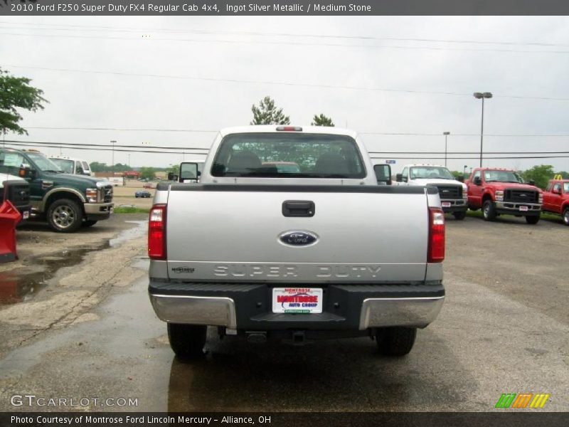 Ingot Silver Metallic / Medium Stone 2010 Ford F250 Super Duty FX4 Regular Cab 4x4