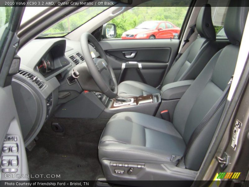 Oyster Gray Metallic / Off Black 2010 Volvo XC90 3.2 AWD