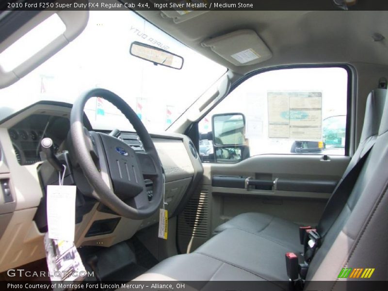 Ingot Silver Metallic / Medium Stone 2010 Ford F250 Super Duty FX4 Regular Cab 4x4