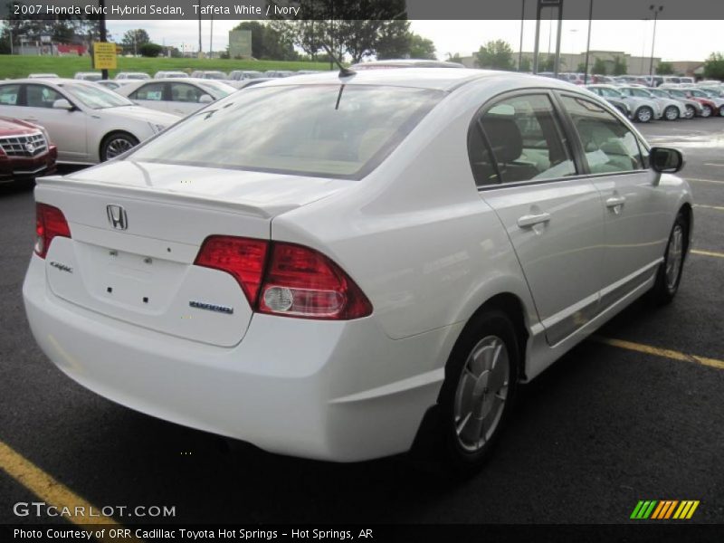Taffeta White / Ivory 2007 Honda Civic Hybrid Sedan