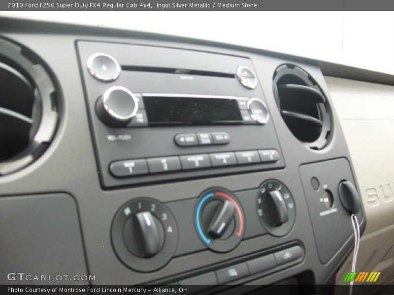 Ingot Silver Metallic / Medium Stone 2010 Ford F250 Super Duty FX4 Regular Cab 4x4
