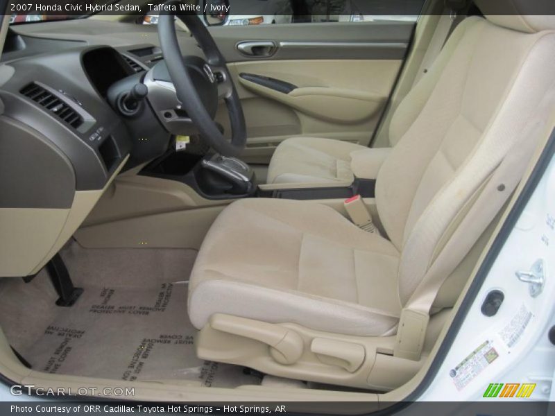 Taffeta White / Ivory 2007 Honda Civic Hybrid Sedan