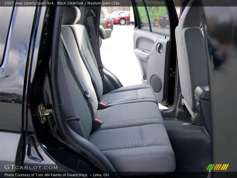Black Clearcoat / Medium Slate Gray 2007 Jeep Liberty Sport 4x4