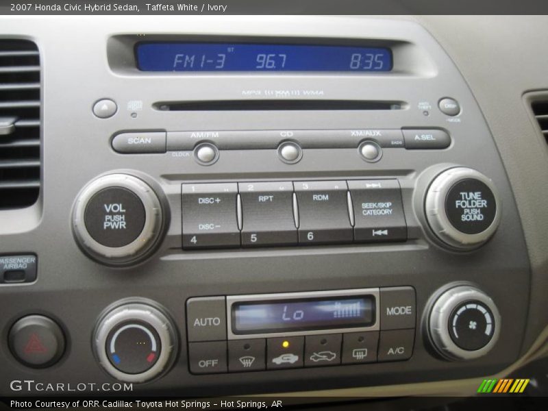 Taffeta White / Ivory 2007 Honda Civic Hybrid Sedan