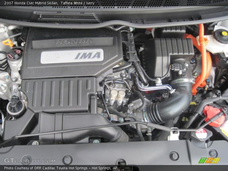 Taffeta White / Ivory 2007 Honda Civic Hybrid Sedan