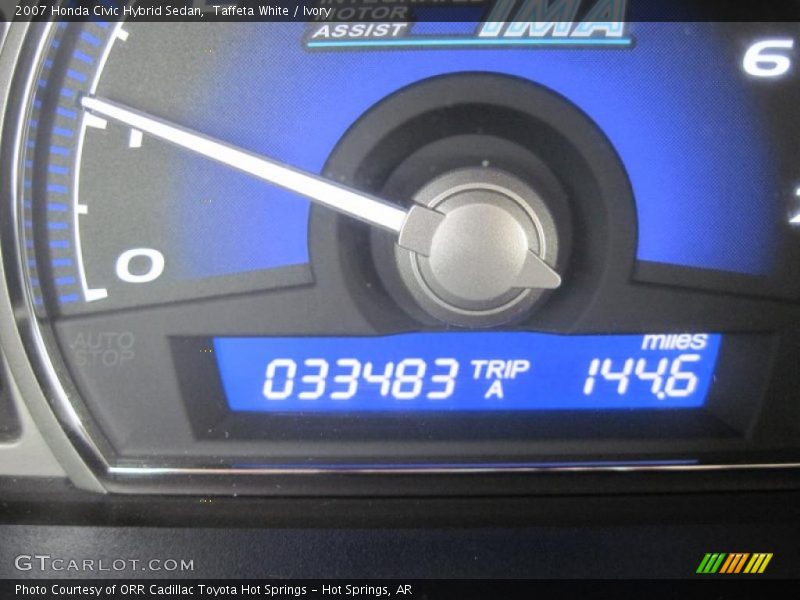 Taffeta White / Ivory 2007 Honda Civic Hybrid Sedan