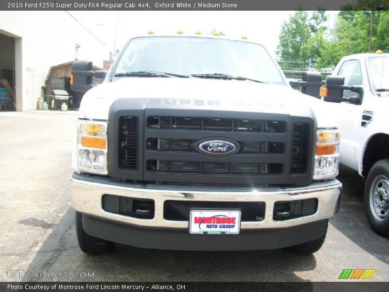 Oxford White / Medium Stone 2010 Ford F250 Super Duty FX4 Regular Cab 4x4