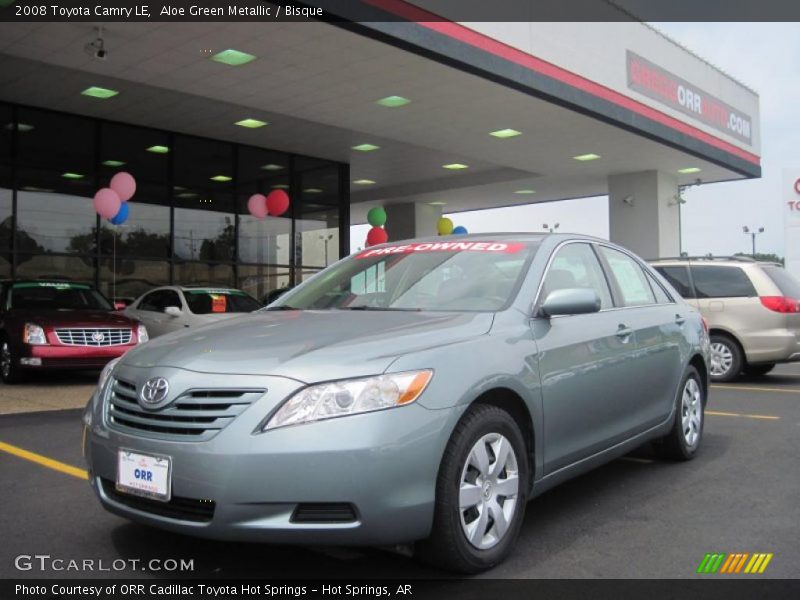 Aloe Green Metallic / Bisque 2008 Toyota Camry LE