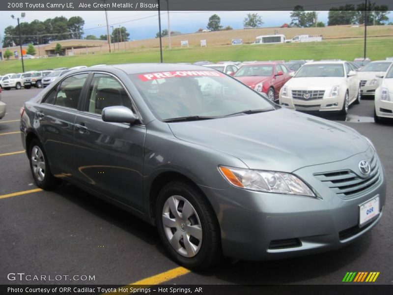 Aloe Green Metallic / Bisque 2008 Toyota Camry LE