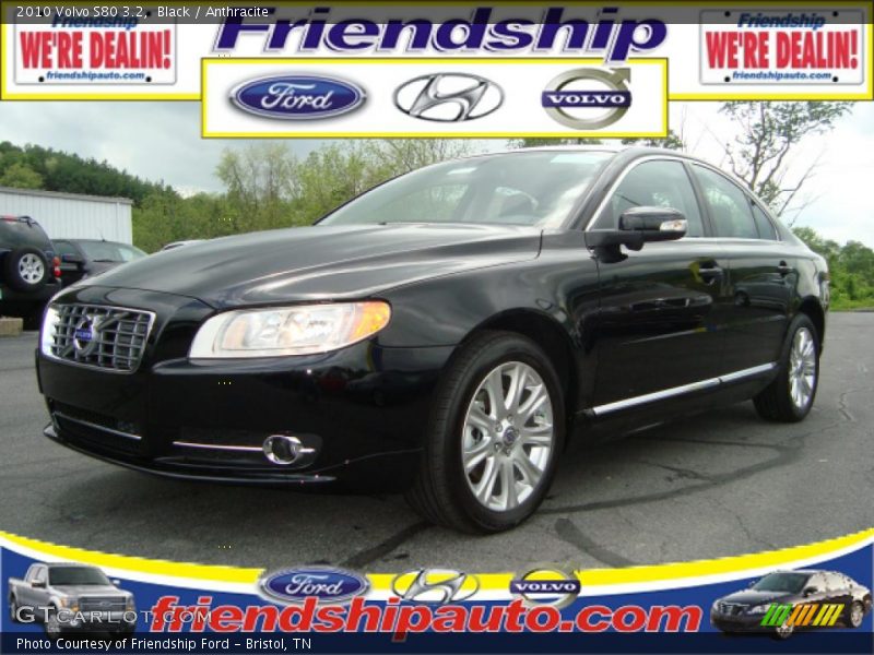 Black / Anthracite 2010 Volvo S80 3.2