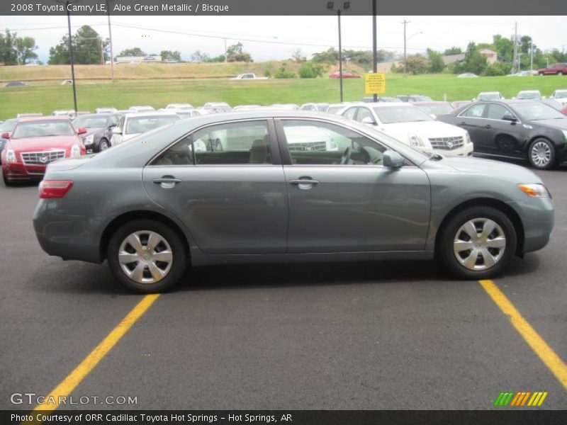 Aloe Green Metallic / Bisque 2008 Toyota Camry LE