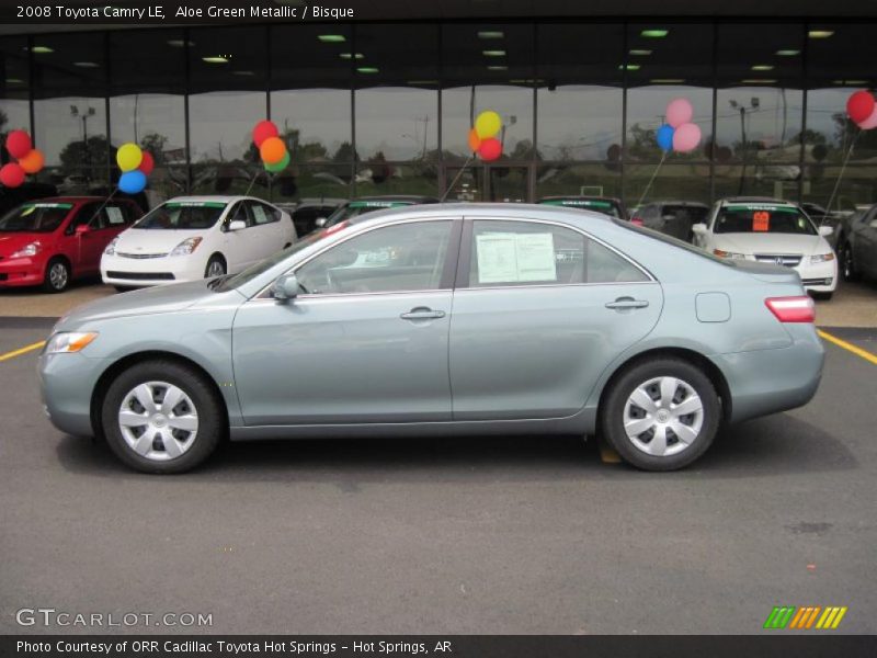 Aloe Green Metallic / Bisque 2008 Toyota Camry LE