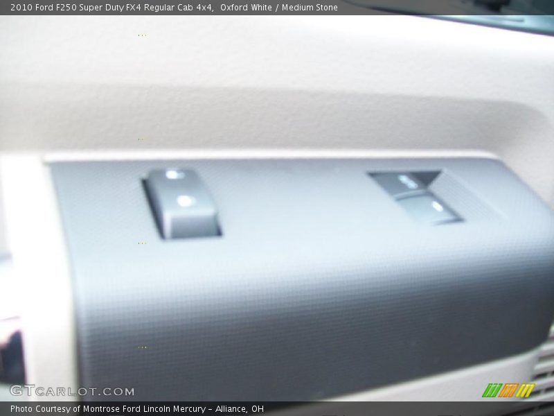 Oxford White / Medium Stone 2010 Ford F250 Super Duty FX4 Regular Cab 4x4