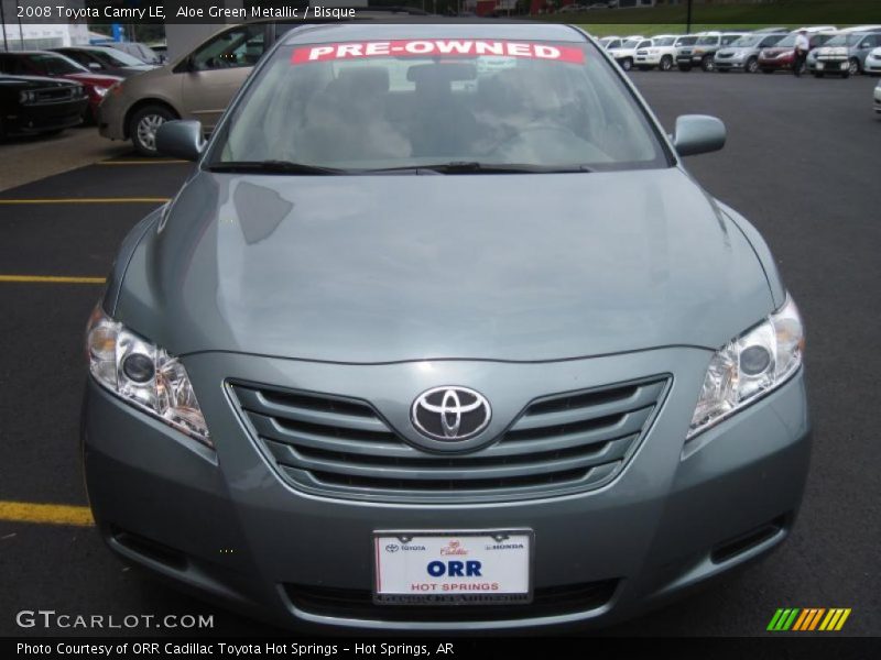 Aloe Green Metallic / Bisque 2008 Toyota Camry LE