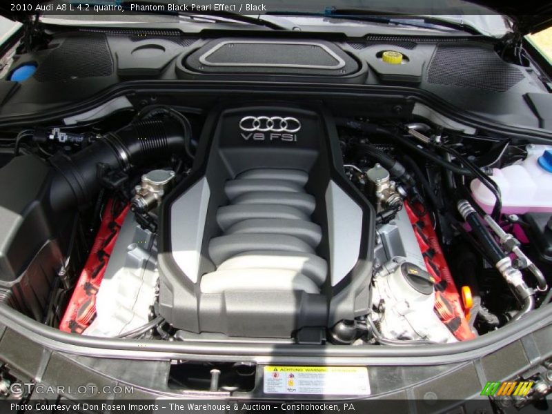 Phantom Black Pearl Effect / Black 2010 Audi A8 L 4.2 quattro