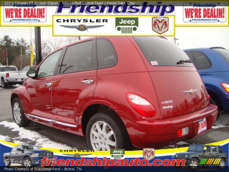 Inferno Red Crystal Pearl / Pastel Slate Gray 2010 Chrysler PT Cruiser Classic
