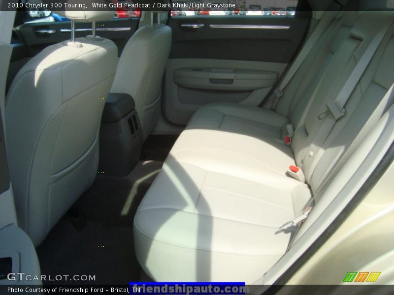 White Gold Pearlcoat / Dark Khaki/Light Graystone 2010 Chrysler 300 Touring