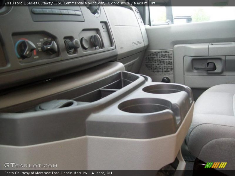 Oxford White / Medium Flint 2010 Ford E Series Cutaway E350 Commercial Moving Van