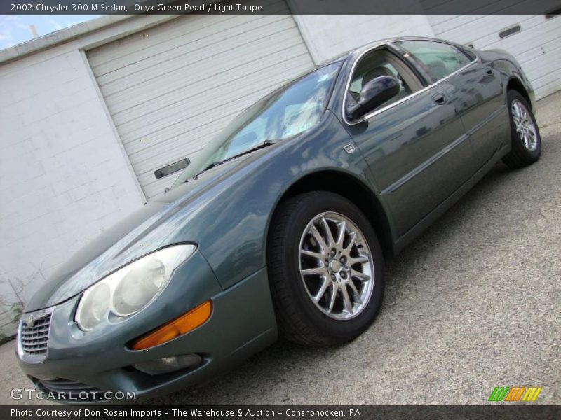 Onyx Green Pearl / Light Taupe 2002 Chrysler 300 M Sedan