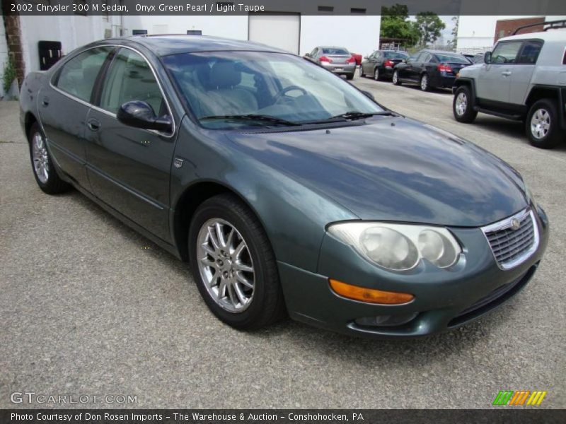 Onyx Green Pearl / Light Taupe 2002 Chrysler 300 M Sedan