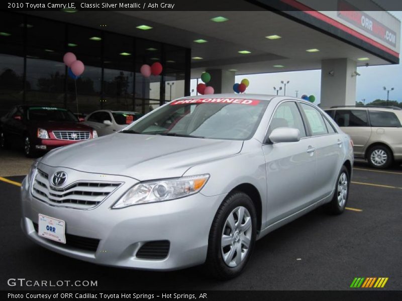 Classic Silver Metallic / Ash Gray 2010 Toyota Camry LE