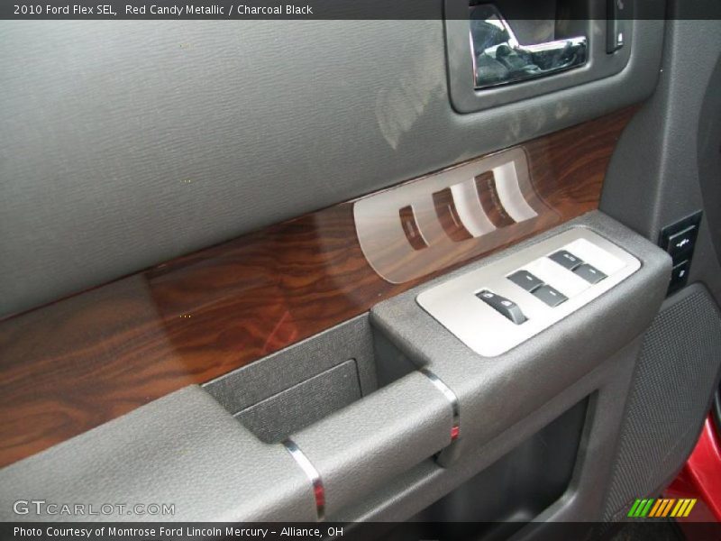 Red Candy Metallic / Charcoal Black 2010 Ford Flex SEL
