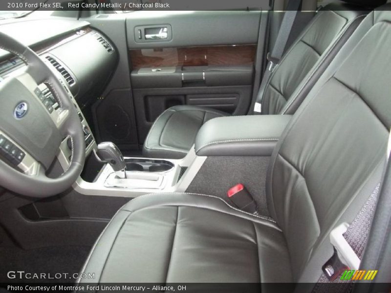 Red Candy Metallic / Charcoal Black 2010 Ford Flex SEL