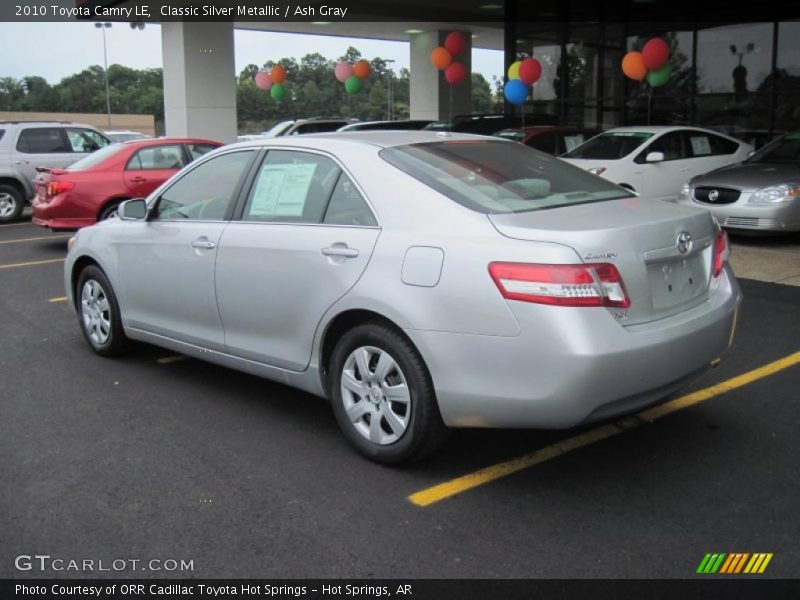 Classic Silver Metallic / Ash Gray 2010 Toyota Camry LE