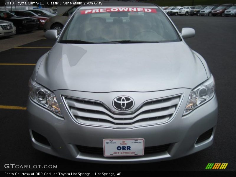 Classic Silver Metallic / Ash Gray 2010 Toyota Camry LE