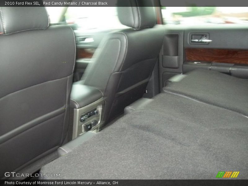 Red Candy Metallic / Charcoal Black 2010 Ford Flex SEL