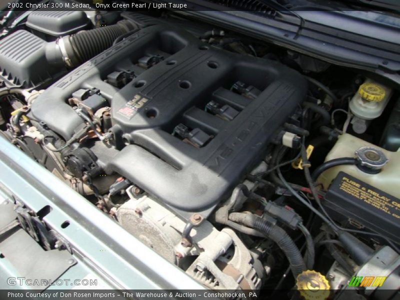 Onyx Green Pearl / Light Taupe 2002 Chrysler 300 M Sedan