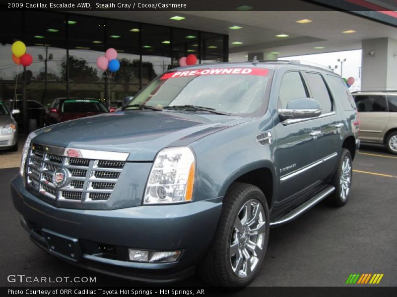 Stealth Gray / Cocoa/Cashmere 2009 Cadillac Escalade AWD
