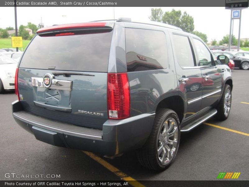 Stealth Gray / Cocoa/Cashmere 2009 Cadillac Escalade AWD
