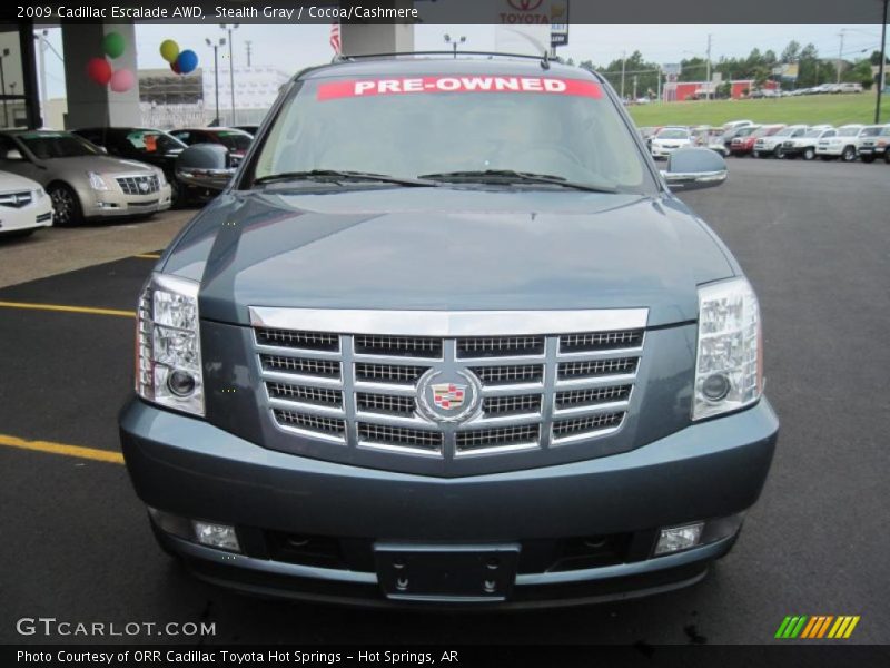 Stealth Gray / Cocoa/Cashmere 2009 Cadillac Escalade AWD