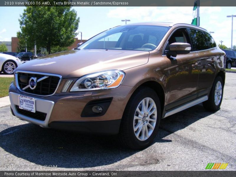 Terra Bronze Metallic / Sandstone/Espresso 2010 Volvo XC60 T6 AWD