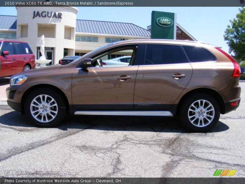 Terra Bronze Metallic / Sandstone/Espresso 2010 Volvo XC60 T6 AWD