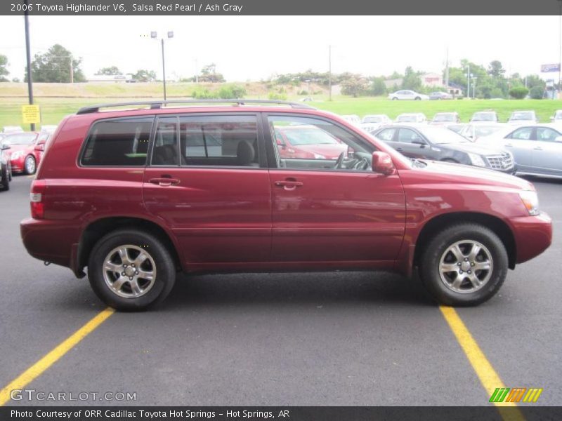 Salsa Red Pearl / Ash Gray 2006 Toyota Highlander V6